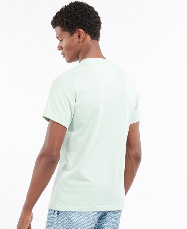 Barbour Preppy T-shirt μεντα | BABO88261