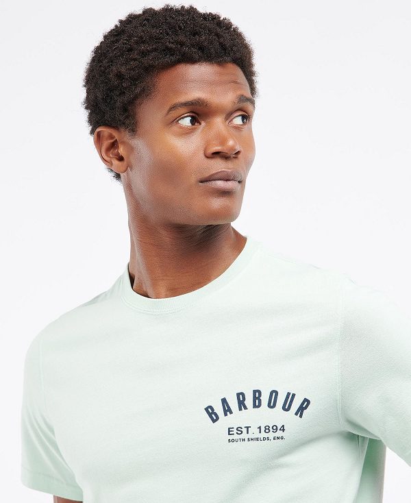 Barbour Preppy T-shirt μεντα | BABO88261