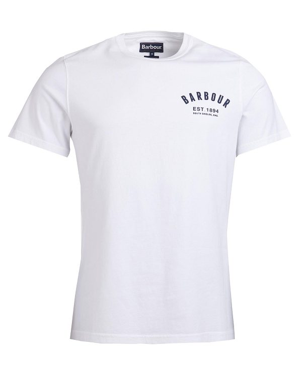 Barbour Preppy T-shirt ασπρα | BABO88263