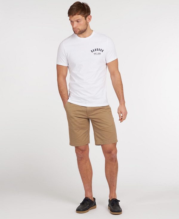 Barbour Preppy T-shirt ασπρα | BABO88263