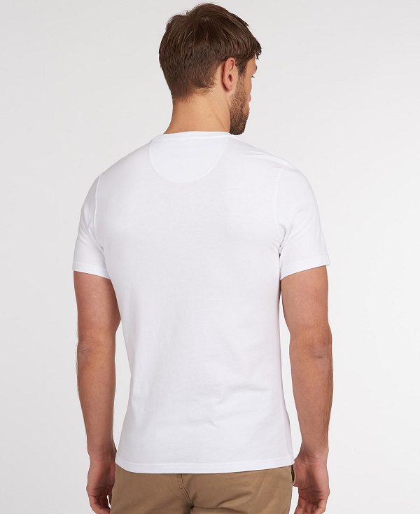 Barbour Preppy T-shirt ασπρα | BABO88263