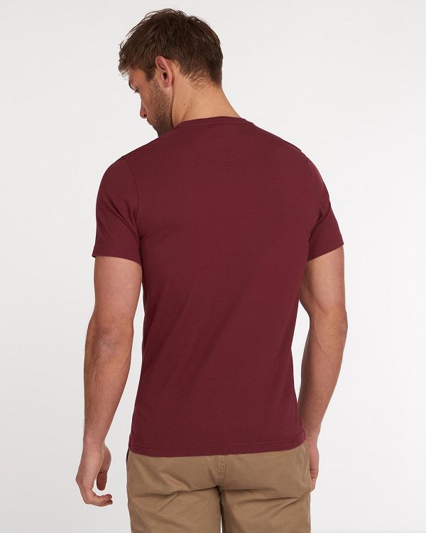 Barbour Preppy T-shirt μπορντο | BABO88273