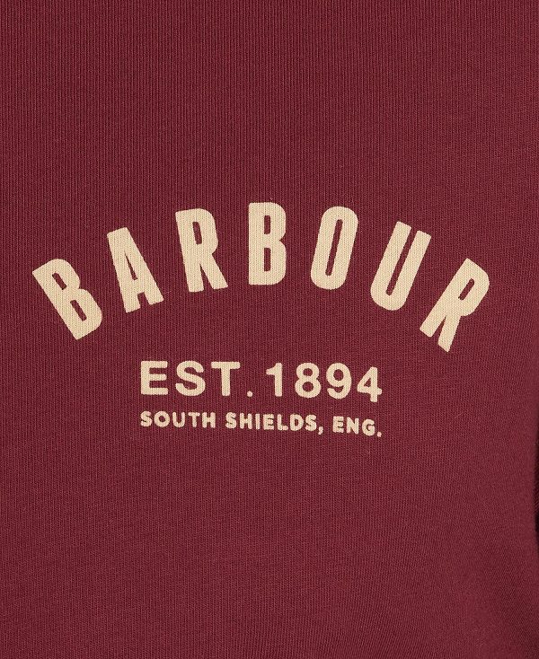 Barbour Preppy T-shirt μπορντο | BABO88273