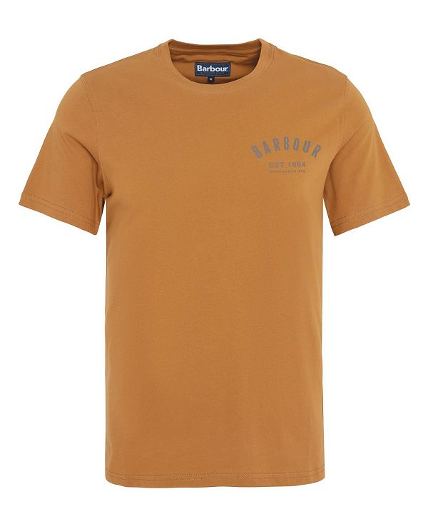 Barbour Preppy T-shirt καφε | BABO88315