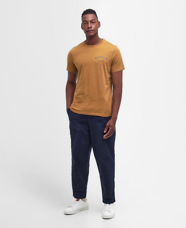 Barbour Preppy T-shirt καφε | BABO88315