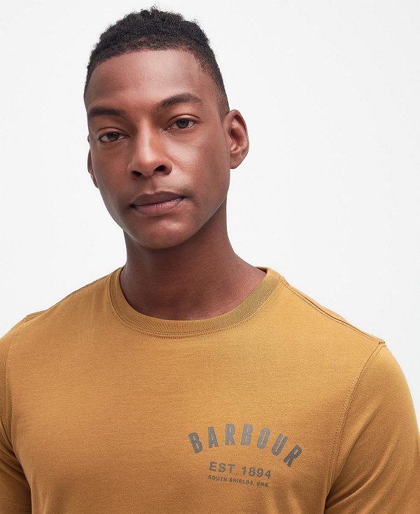 Barbour Preppy T-shirt καφε | BABO88315
