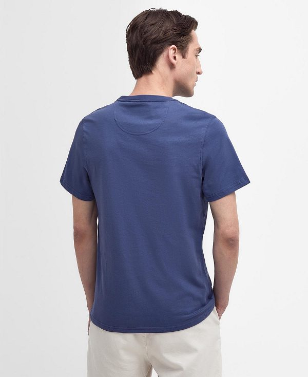 Barbour Preppy T-shirt μπλε | BABO88316