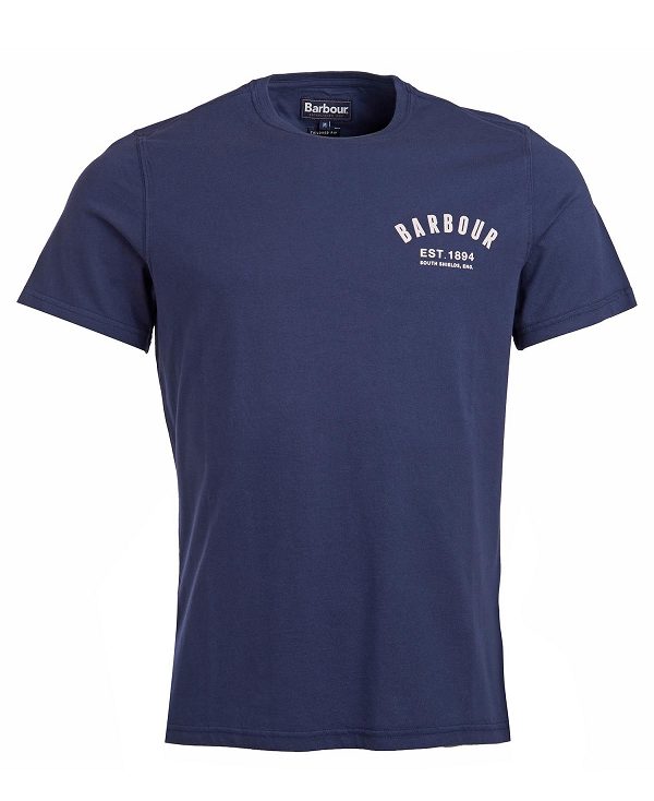 Barbour Preppy T-shirt σκουρο μπλε | BABO88272