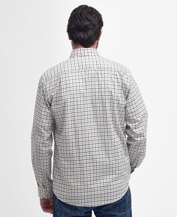 Barbour Preston Shirt γκρι | BABO87909