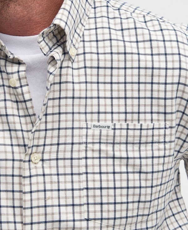 Barbour Preston Shirt γκρι | BABO87909