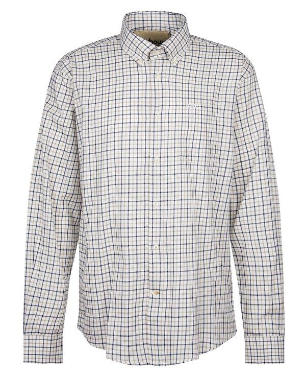 Barbour Preston Shirt γκρι | BABO87909