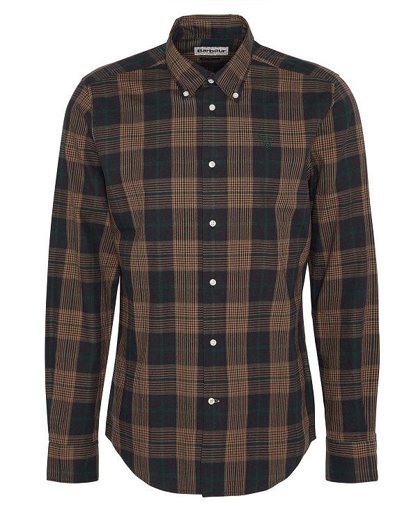 Barbour Pritchard Tailored Long Sleeved Shirt Μπεζ | BABO87867