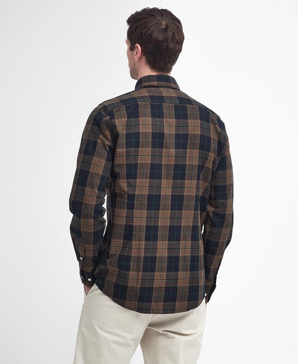 Barbour Pritchard Tailored Long Sleeved Shirt Μπεζ | BABO87867