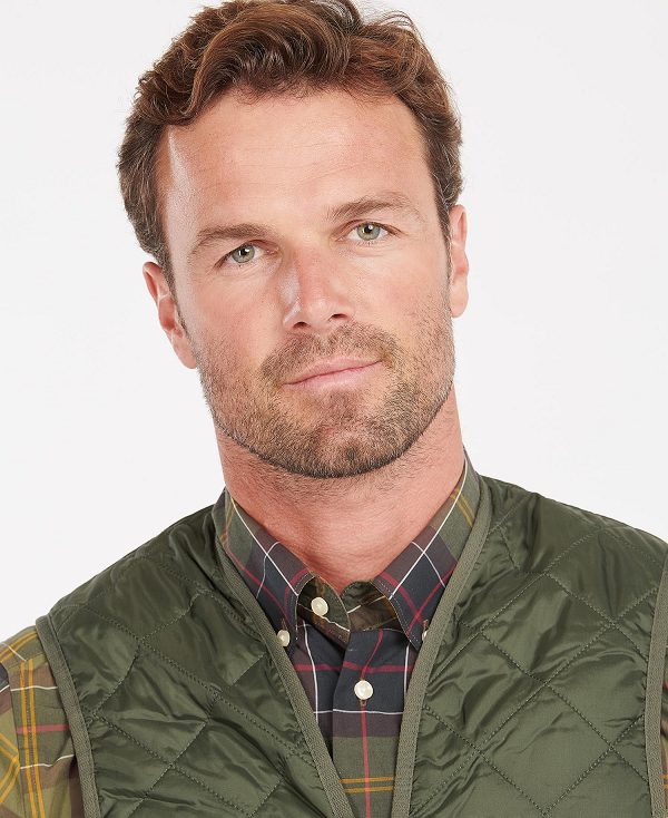 Barbour Quilted Zip-in Liner Ελιά | BABO87513