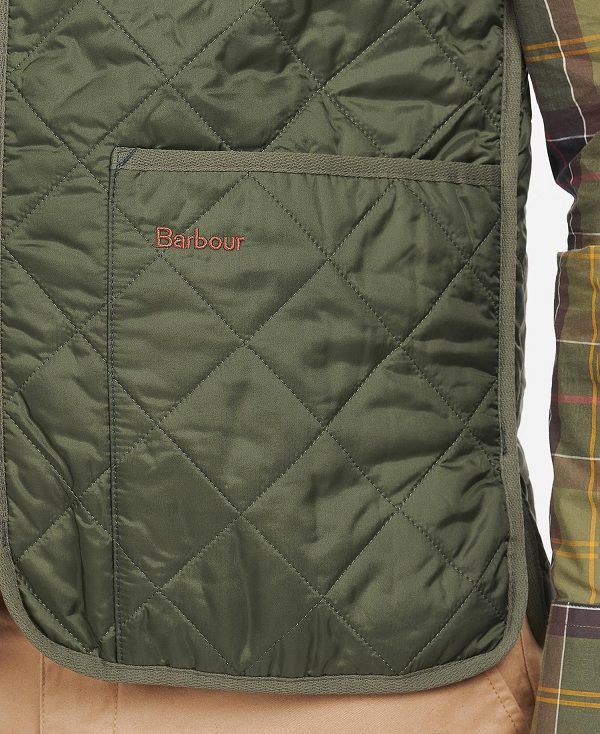 Barbour Quilted Zip-in Liner Ελιά | BABO87513