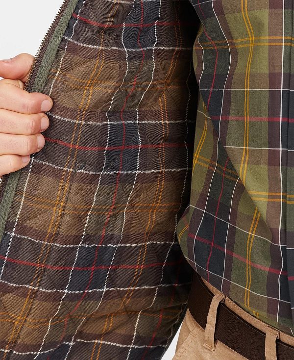 Barbour Quilted Zip-in Liner Ελιά | BABO87513
