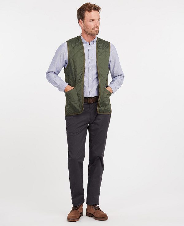 Barbour Quilted Zip-in Liner Ελιά | BABO87516