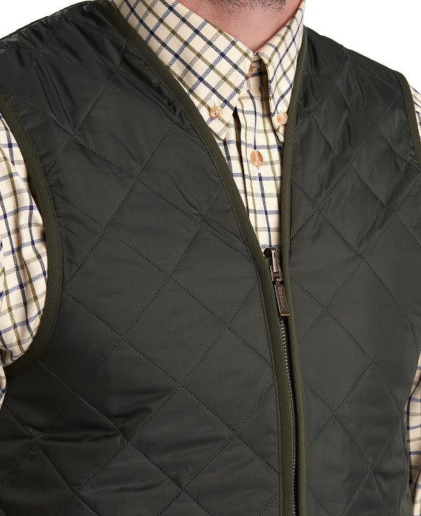 Barbour Quilted Zip-in Liner Ελιά | BABO87516