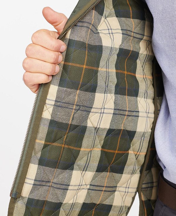 Barbour Quilted Zip-in Liner Ελιά | BABO87516