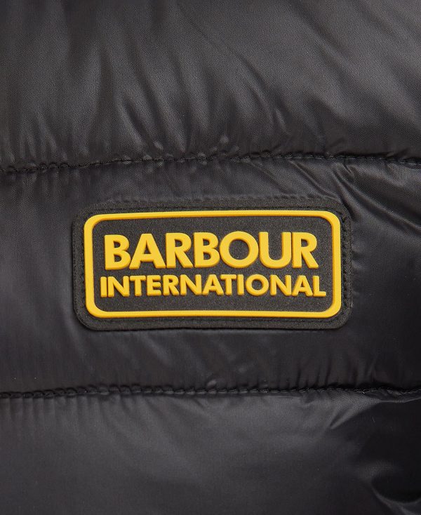 Barbour Racer Reed Gilet μαυρα | BABO87528