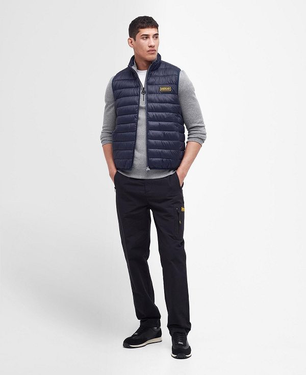 Barbour Racer Reed Gilet σκουρο μπλε | BABO87527