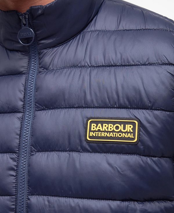 Barbour Racer Reed Gilet σκουρο μπλε | BABO87527