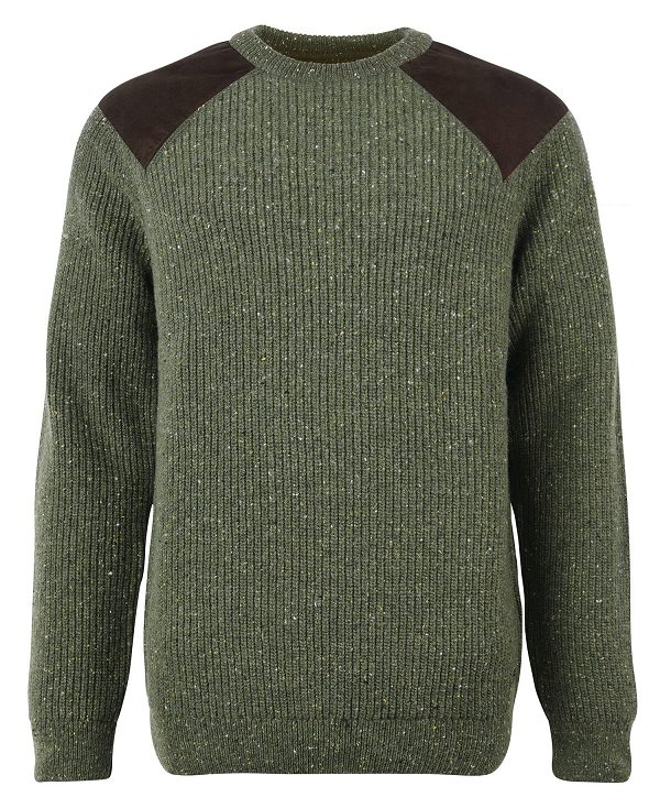 Barbour Raisthorpe Crew Neck Jumper πρασινο | BABO88564