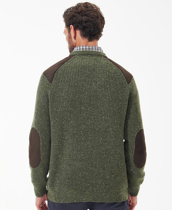 Barbour Raisthorpe Crew Neck Jumper πρασινο | BABO88564