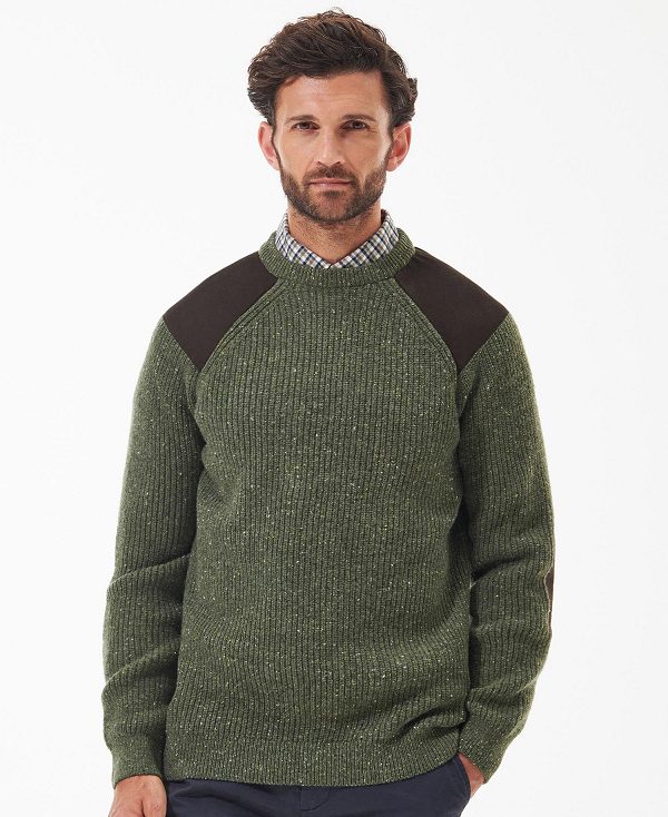 Barbour Raisthorpe Crew Neck Jumper πρασινο | BABO88564