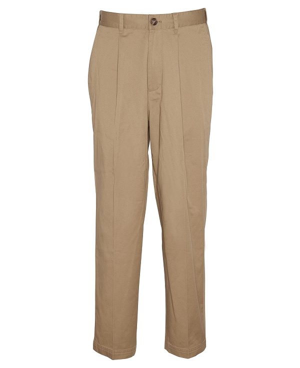 Barbour Raithwell Relaxed Trousers καφε | BABO88827