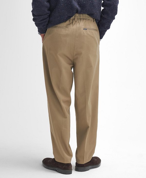 Barbour Raithwell Relaxed Trousers καφε | BABO88827