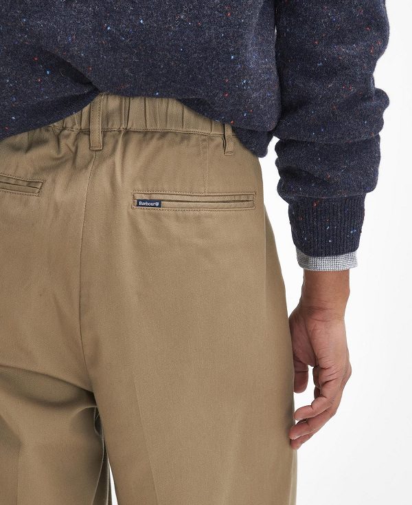 Barbour Raithwell Relaxed Trousers καφε | BABO88827