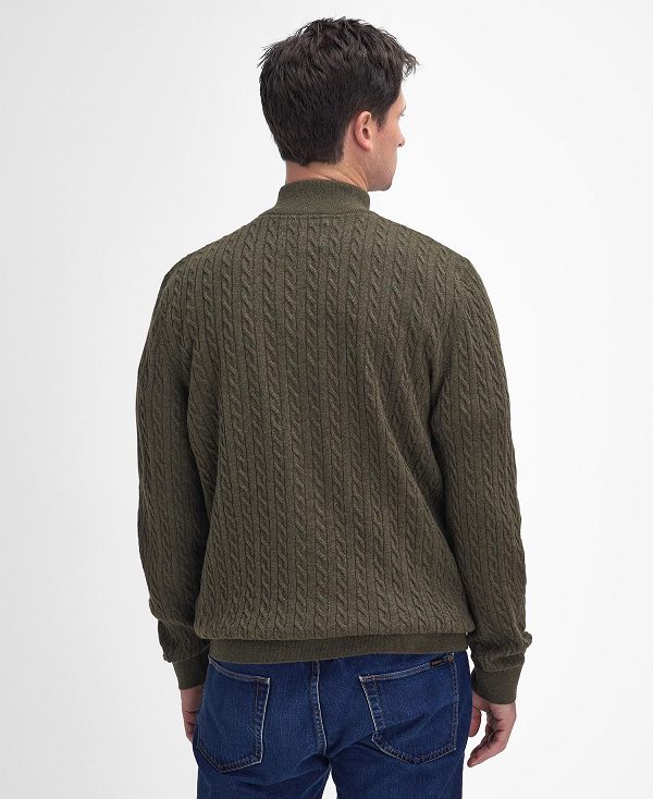 Barbour Ramsden Half-zip Jumper πρασινο | BABO88660