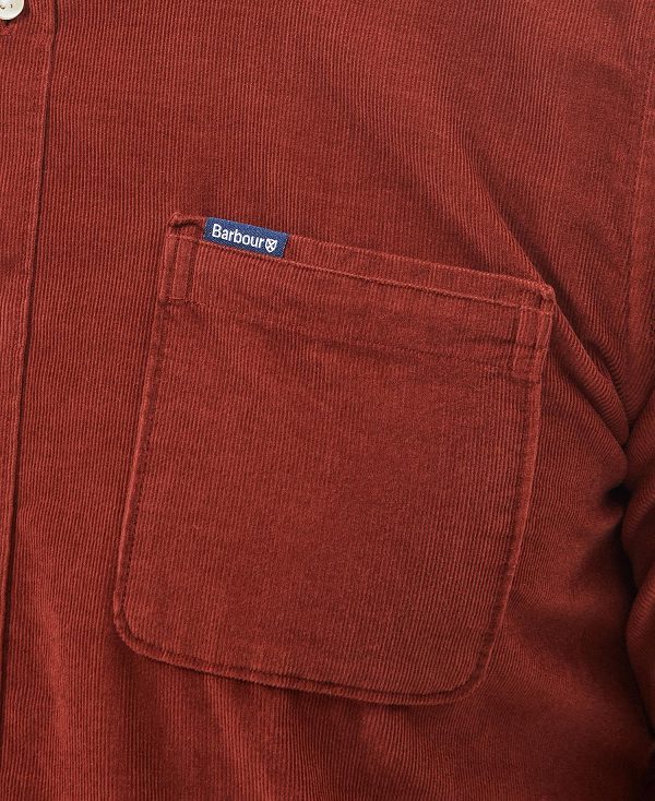 Barbour Ramsey Tailored Fit Shirt κοκκινα | BABO87799