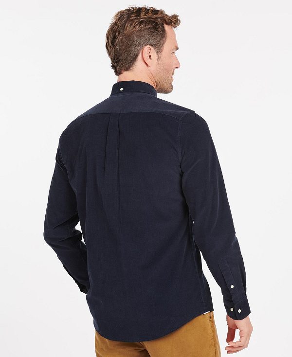 Barbour Ramsey Tailored Fit Shirt σκουρο μπλε | BABO87794