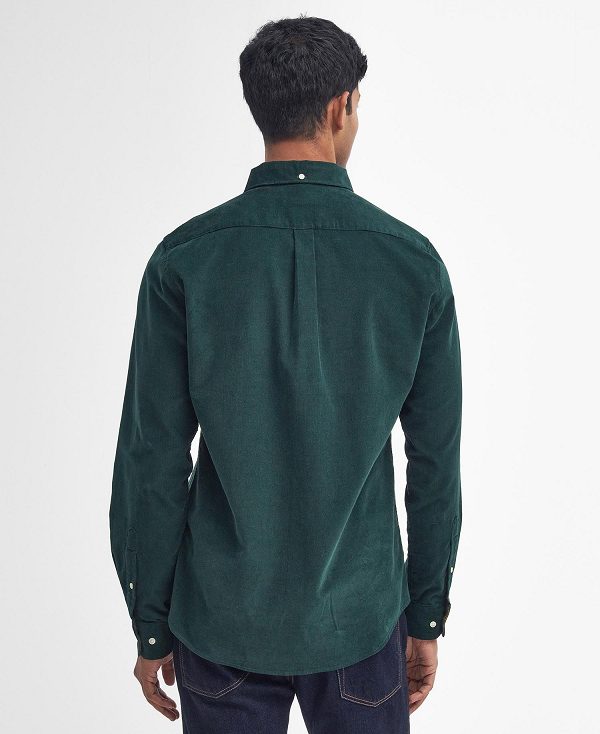 Barbour Ramsey Tailored Long-sleeved Shirt πρασινο | BABO87797