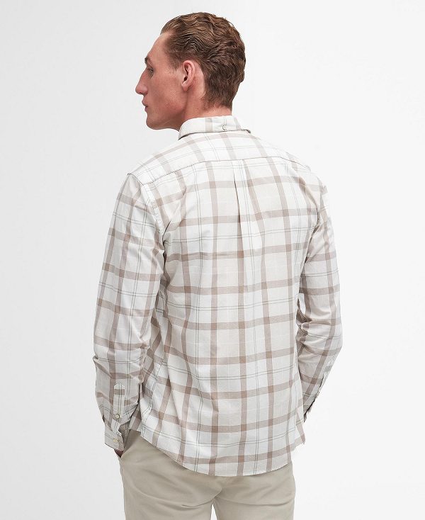 Barbour Rawley Tailored Long-sleeved Shirt ασπρα | BABO87789