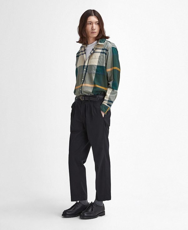 Barbour Renford Oversized Long-sleeved Tartan Shirt Πολύχρωμο | BABO87905