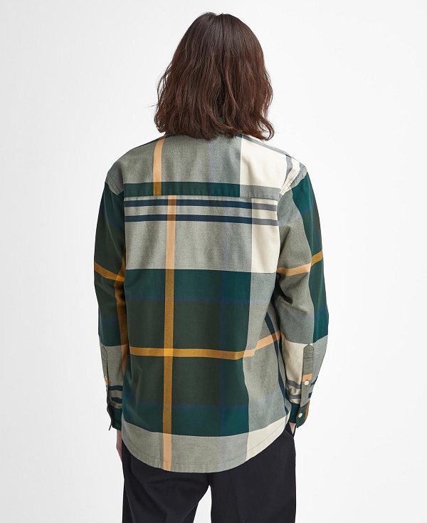 Barbour Renford Oversized Long-sleeved Tartan Shirt Πολύχρωμο | BABO87905