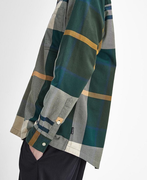 Barbour Renford Oversized Long-sleeved Tartan Shirt Πολύχρωμο | BABO87905