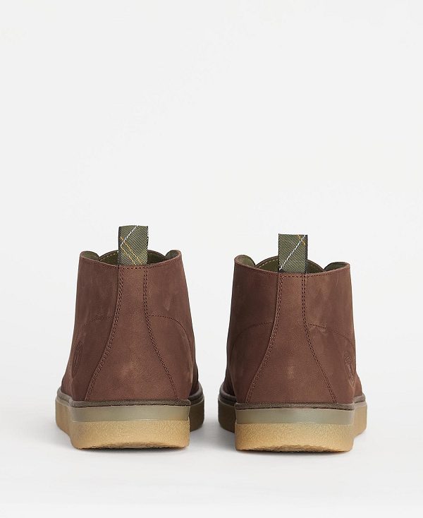 Barbour Reverb Chukka Boots καφε | BABO88851