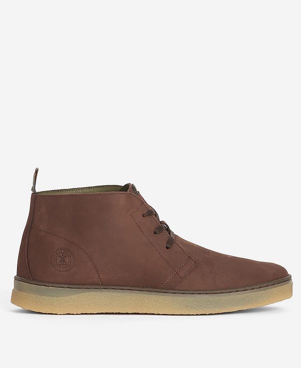 Barbour Reverb Chukka Boots καφε | BABO88851