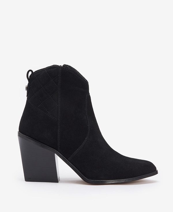 Barbour Rhonda Western Ankle Boots μαυρα | BABO89870