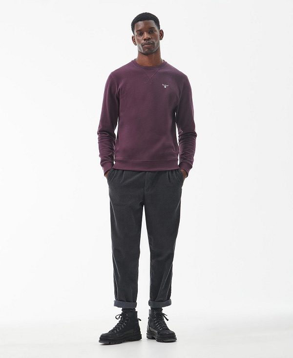 Barbour Ridsdale Crew-neck Sweatshirt μωβ | BABO88433