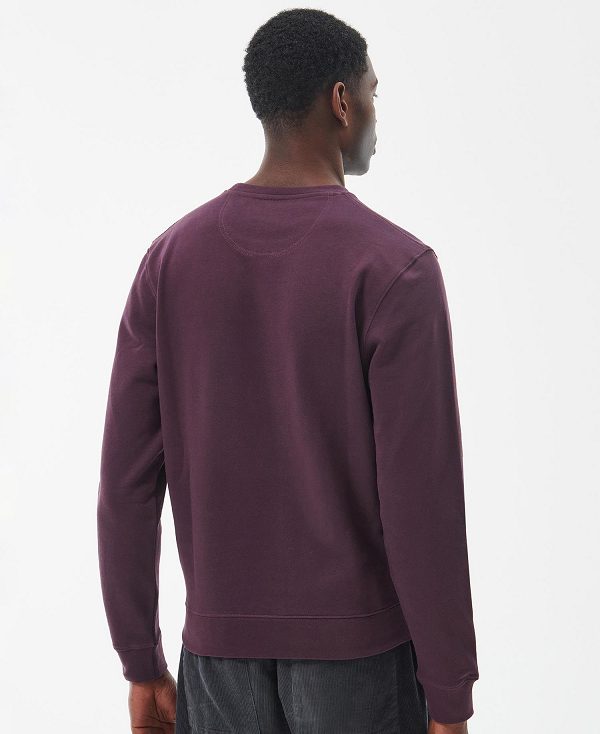 Barbour Ridsdale Crew-neck Sweatshirt μωβ | BABO88433