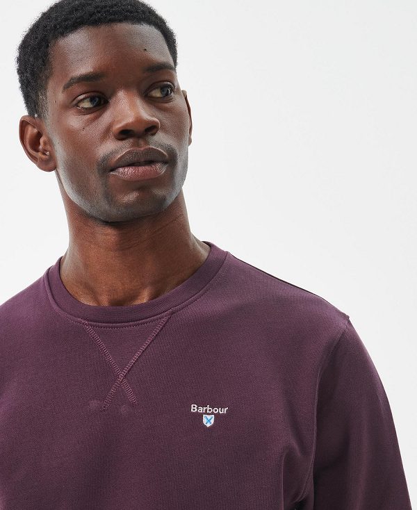 Barbour Ridsdale Crew-neck Sweatshirt μωβ | BABO88433
