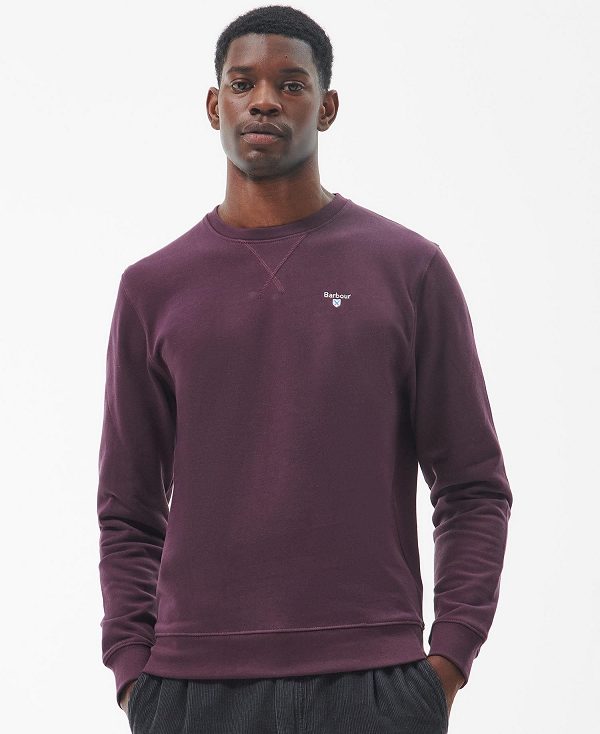 Barbour Ridsdale Crew-neck Sweatshirt μωβ | BABO88433