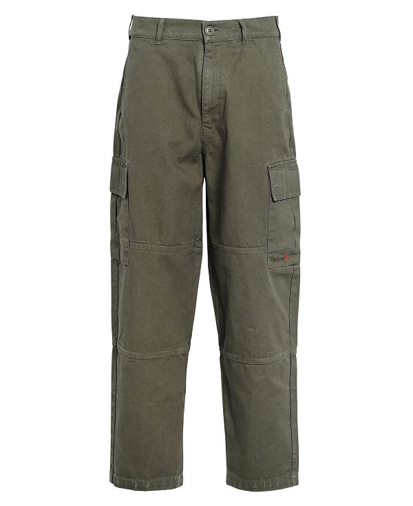 Barbour Robhill Cargo Trousers Ελιά | BABO88760