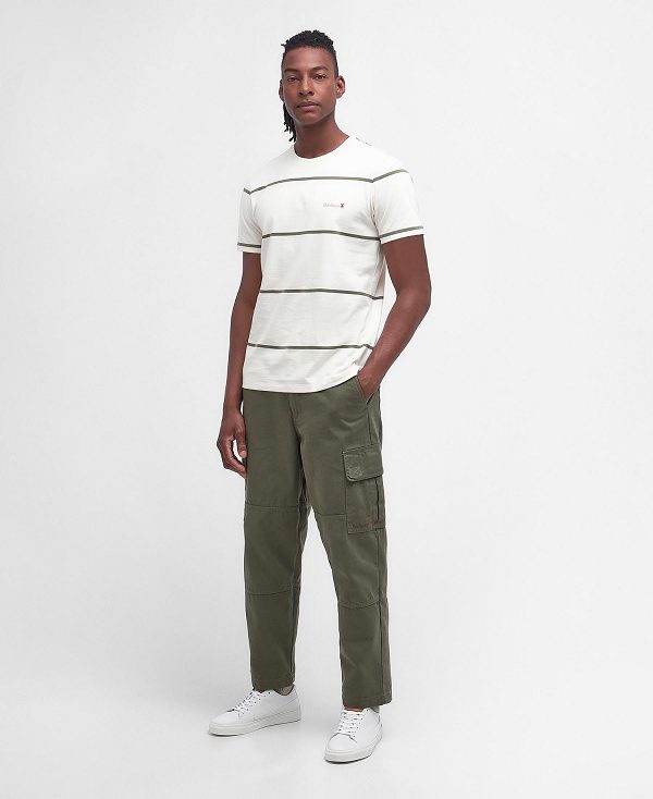 Barbour Robhill Cargo Trousers Ελιά | BABO88760