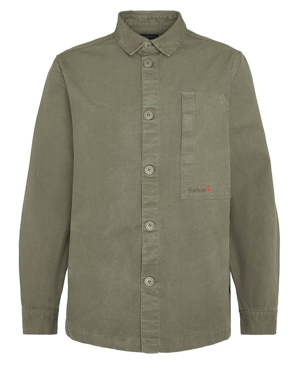 Barbour Robhill Overshirt πρασινο | BABO87676